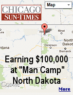 Many are earning six-figures working on an oil rig in North Dakota, but have to search for a place to sleep.